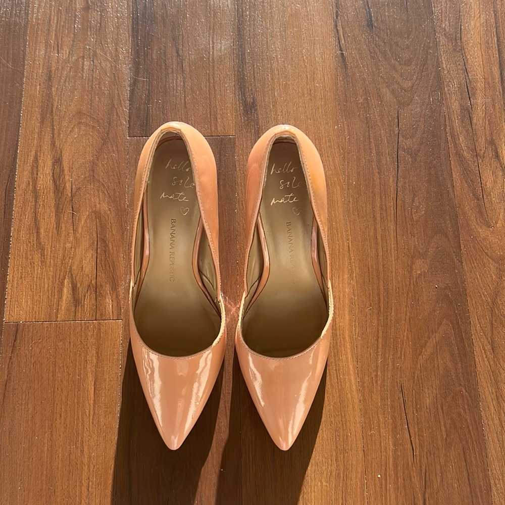 Baby pink heels
